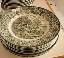 7x Royal TUDOR Ware Keramik