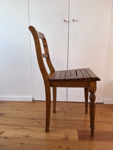Spätbiedermeier küchenstuhl - spätbiedermeier,