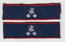 GST Rangschlaufen Dienstjacke Dienstgrad Oberinstrukteur rot weiss 2 Sterne