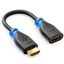 10cm HDMI Verlängerung 4K @60Hz HDR ARC 3D Verlängerungskabel HDMI Adapter Kabel