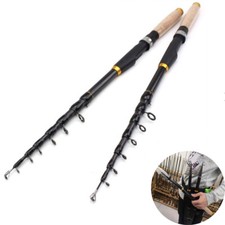 Kohle faser Angelrute Spinning Angelrute Teleskop angelrute Angelrute 3.0m 3.6m 