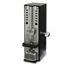 Wittner Super-Mini Taktell mechanisch aufziehbares Metronom Schwarz