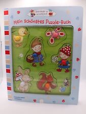 Kinder Puzzlebuch + Holzpuzzle