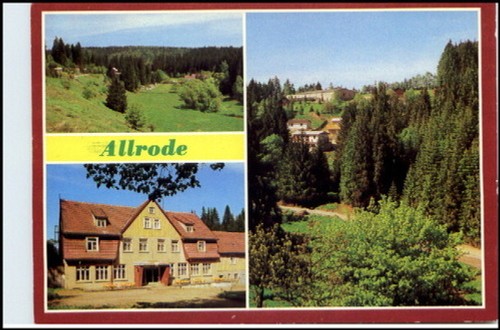 Ddr allrode quedlinburg - ddr, ak