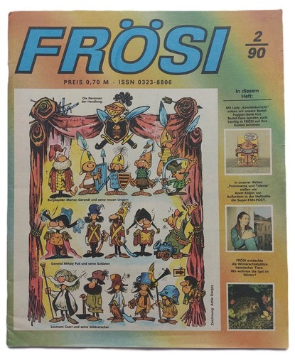 Ddr kinderzeitschrift frösi - ddr,