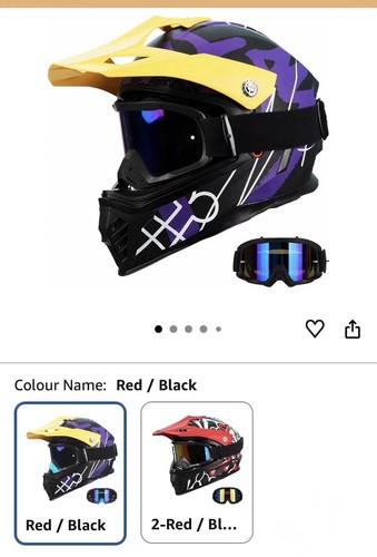 Kinder motocross helm - kinder,
