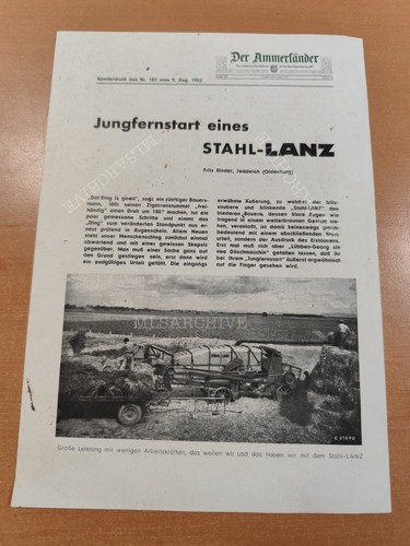 Stahl lanz sonderdruck - lanz,