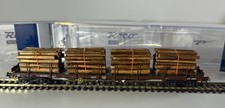Roco 76574.C Rungenwagen 4-achsig+Holzbeladung SBB VI 1:87 (H0) NEU-Ausverkauft