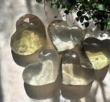 Citrin Herz geschnitzter