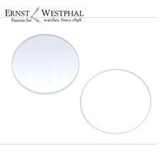 Saphirglas mit Dichtung, einseitig entspiegelt für Fortis Flieger 595, 596, 599