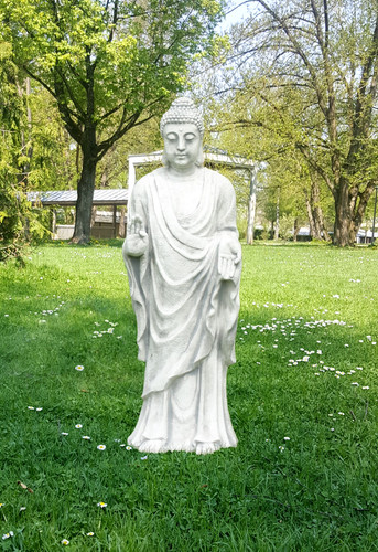 Steinfigur buddha stehend - 🔶,