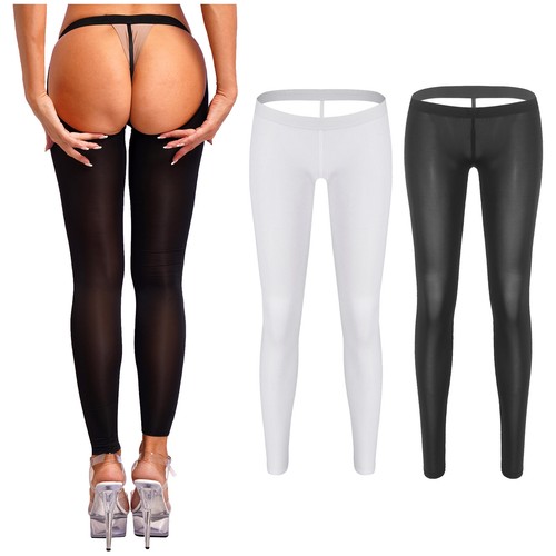 Damen transparent leggings - de,