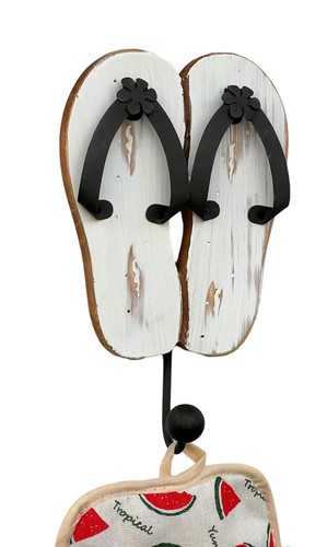 Wandgarderobe sandalen holz - sandalen,