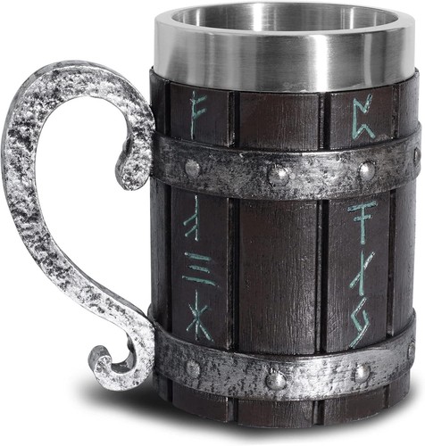 Nordischer wikinger bierkrug - nordischer, wikinger-bierkrug