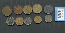 Set 10 Münzen Lateinamerikas Länder