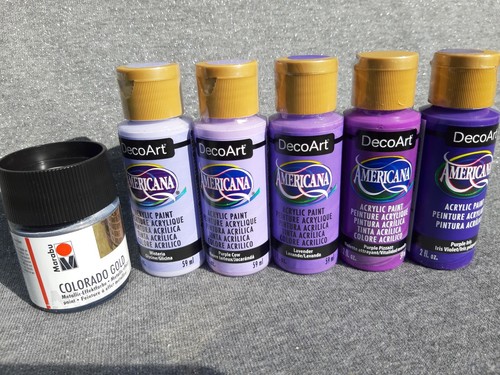 6er farbset violet decoart - 6er, "violet"
