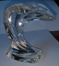 Kerzenhalter Glas, Form: Welle, ca. 11 cm hoch, dekorativ