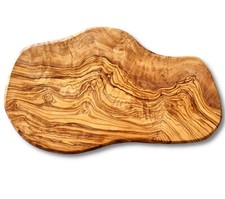 Schneidebrett aus Olivenholz, Steakbrett Servierbrett Holzbrett Frühstücksbrett