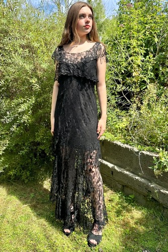 Maxikleid 20er jahre vintage - maxikleid,