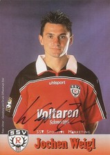 Jochen Weigl. SSV Reutlingen. 2001/02. Original signierte Autogrammkarte.