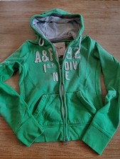 Abercrombie & Fitch New York Sweatshirtjacke, Größe S, Grün