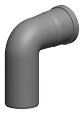 ATEC 87°-Bogen DN 80