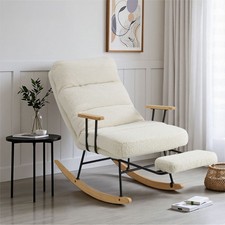 Schaukelstuhl Kautschukholz