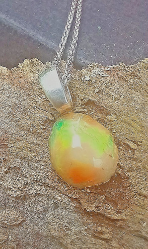 Opal silberanhänger - opal,,