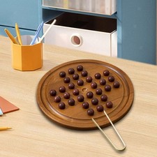 Holz-Solitär-Brettspiel