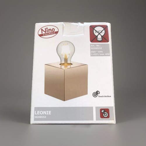 Nino kubus e27 - kubus, tischlampe