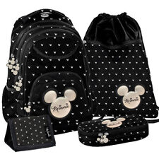 Minnie Mouse Maus Rucksack  Schulrucksack Schulranzen Set 4 teilig 1-3 Klasse