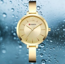 Damen Armbanduhr💍Damen Quarz Uhr Gold Quarzuhr Damen Schmuck Elegant 