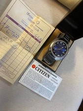 Citizen Reveil Wecker Vintage ref. 41-8153 Uhr Läuft a Wecker Defekt Box Papiere