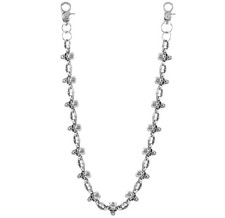 Geldbörse Kette Chrom Goth