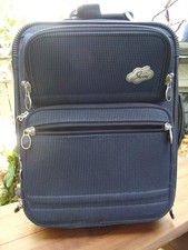 Boardcase Koffer Trolley SKYWAY dunkelblau Griffauszug 2 Tragegriffe Rollen