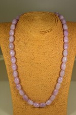 KUNZIT KETTE COLLIER 490ct.!!! Edelstein Schmuck Heilstein Halskette Echtschmuck