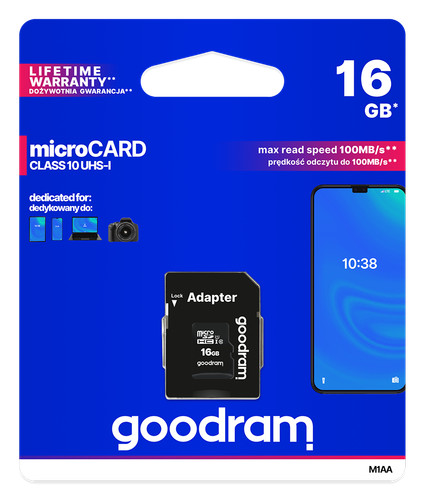 Micro 16gb class10 - hc,