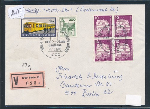 18177 wert brief mit 1000 - wert-brief, vz