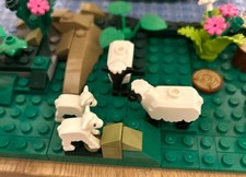 2x LEGO Schaf & 2x Lamm (60346