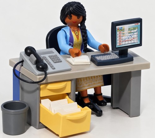 Playmobil konvolut sekretärin - konvolut,
