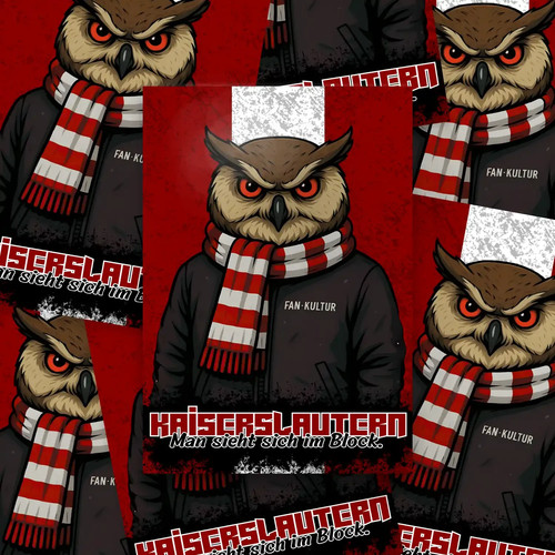100x kaiserslautern aufkleber - 100x, aufkleber/