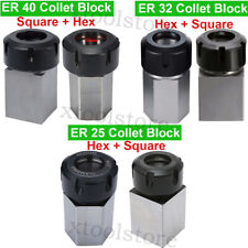 ER25 ER32 ER40 Hex Quadrat