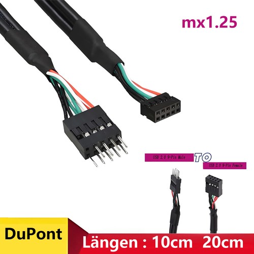 Usb motherboard intern 9 - 2.0,