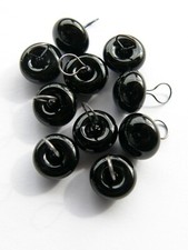 10 Glasaugen 5 mm in schwarz
