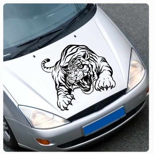 Tribal tiger autoaufkleber - tribal,