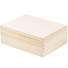 Holz Kiste Deckel 2,2 Liter Aufbewahrungskiste Küchenbox Holzbox 22 x 17 x 8 cm