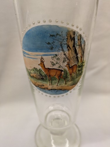 Vintage weißbierglas mit - vintage,,
