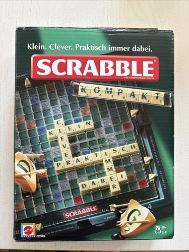 Scrabble kompakt mattel 52349 - scrabble,