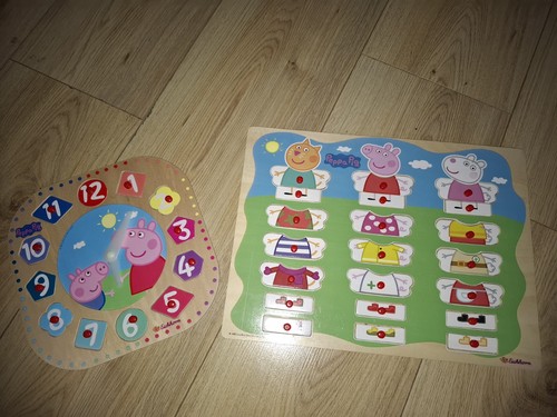 Peppa wutz holzpuzzle - peppa, holzpuzzle-set