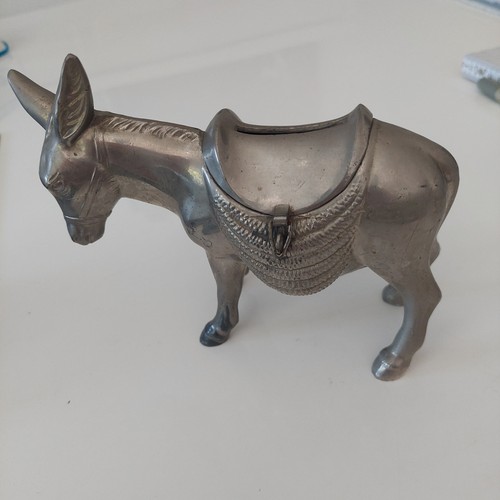 Vintage spardose esel aus - spardose,